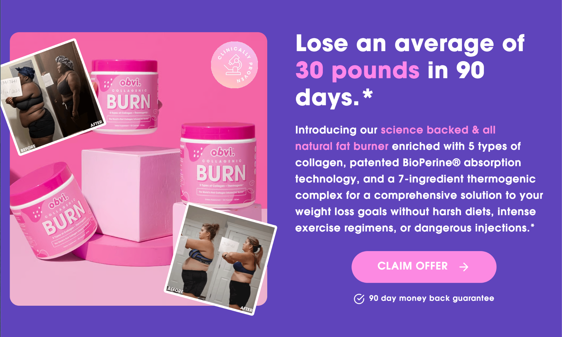 Lose 30 Pounds in 90 Days — Burn Offer