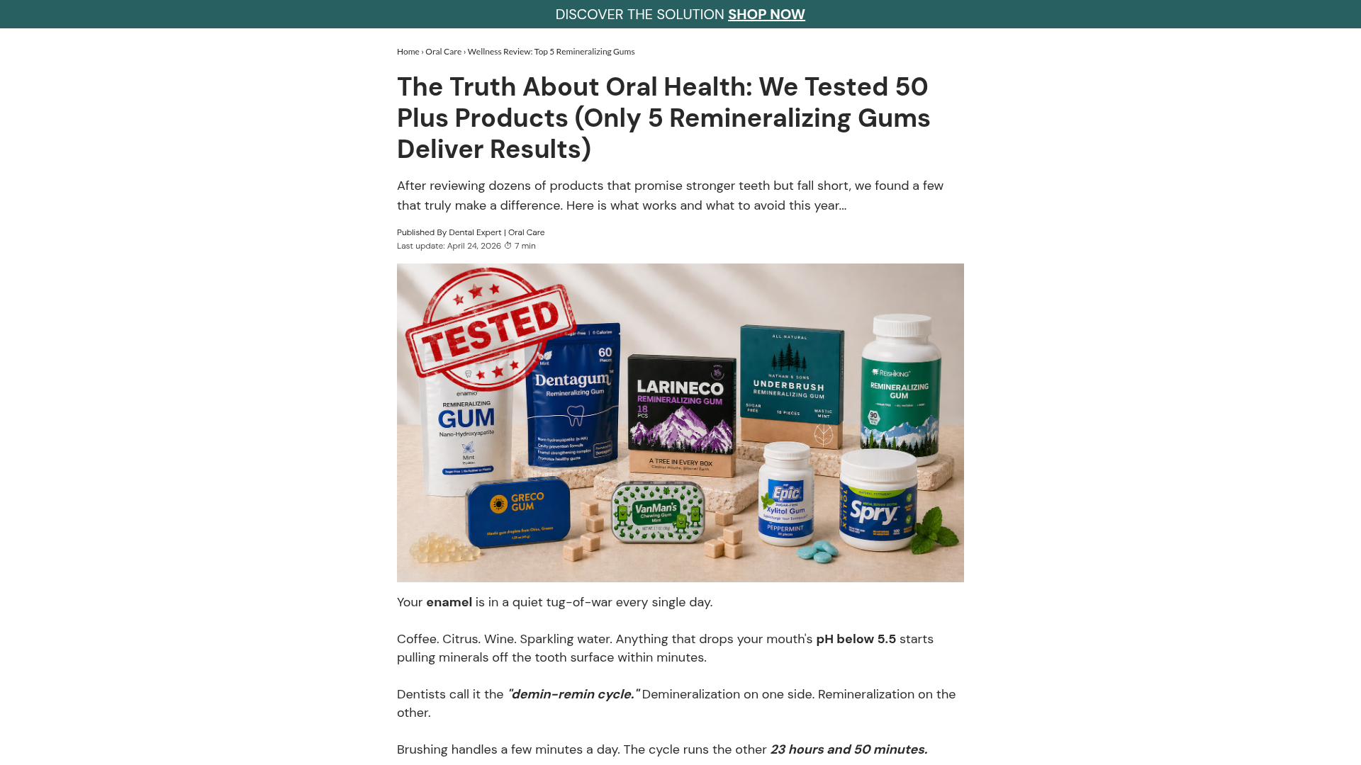 Larineco™ — The Top 5 Remineralizing Gums
