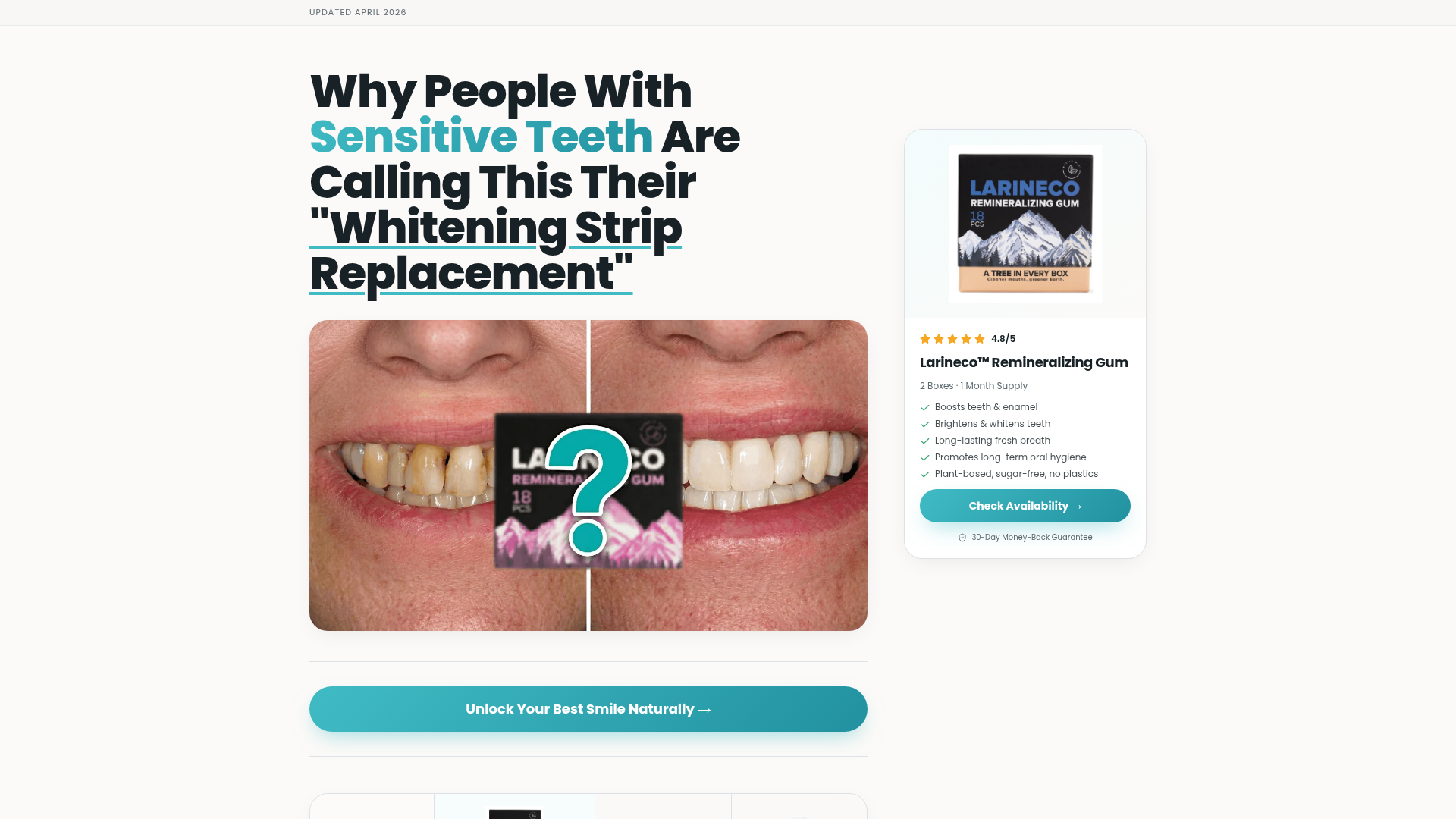 Larineco™ — 7 Reasons People With Sensitive Teeth Are Calling This Their “Fluoride Replacement”
