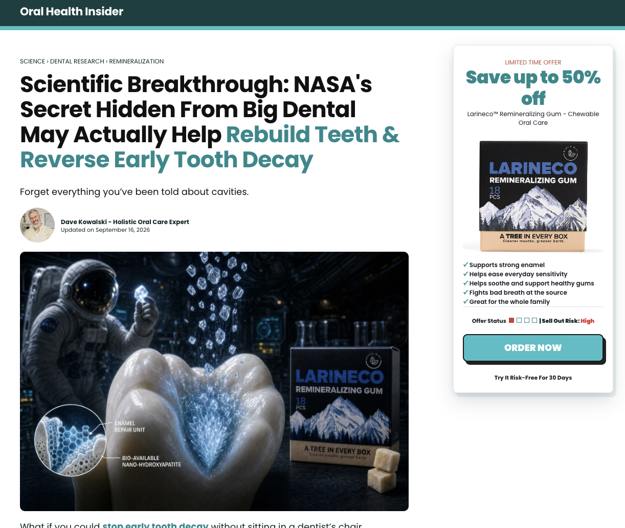 NASA's Secret Hidden From Big Dental